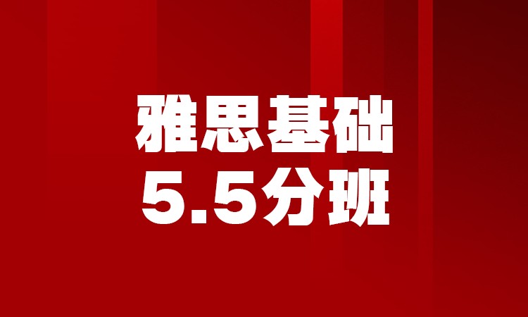 雅思基础5.5分班