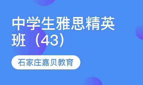 43校区开班&mdash;中学生雅思精英班（43）